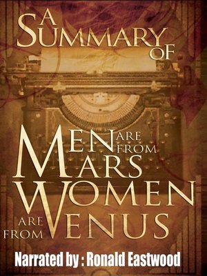 cover image of A Summary of Men Are from Mars, Women Are from Venus